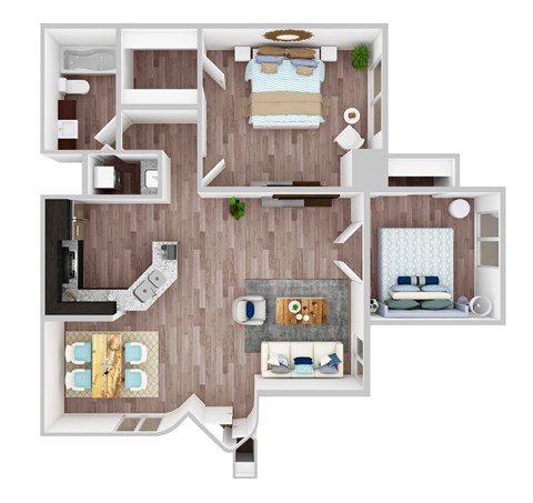 bedrooms floor plan an open concept loft style apartment in a downtown los angeles historic building